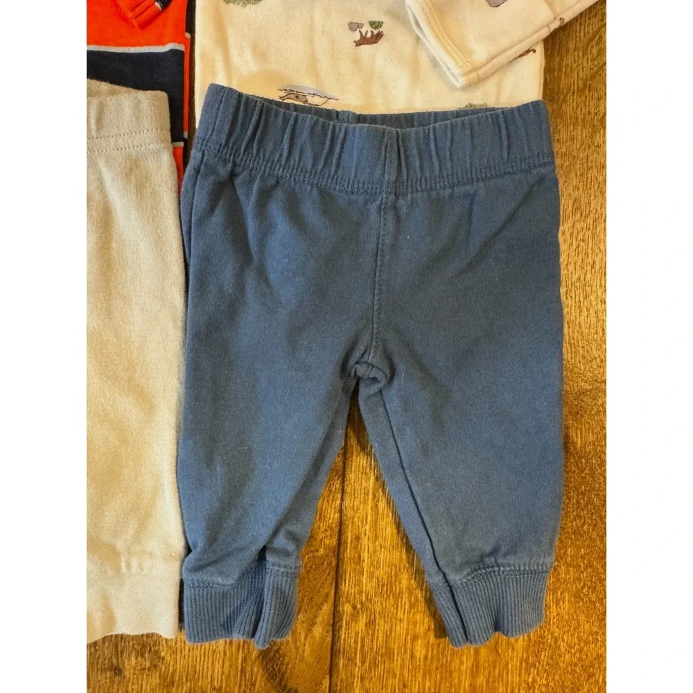 Carters‎ Baby Boy 3 Months Outfits Lot Sweat Pants L/S Bodysuits Shirts Clothes